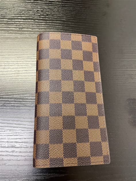 lv checkered wallet.